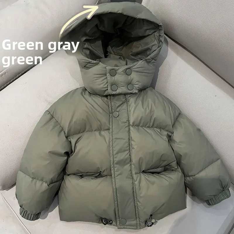 Children Korean version men girls thickened down clothing baby warm foreignstyle jacket Ankora red bread clothing winterT251016