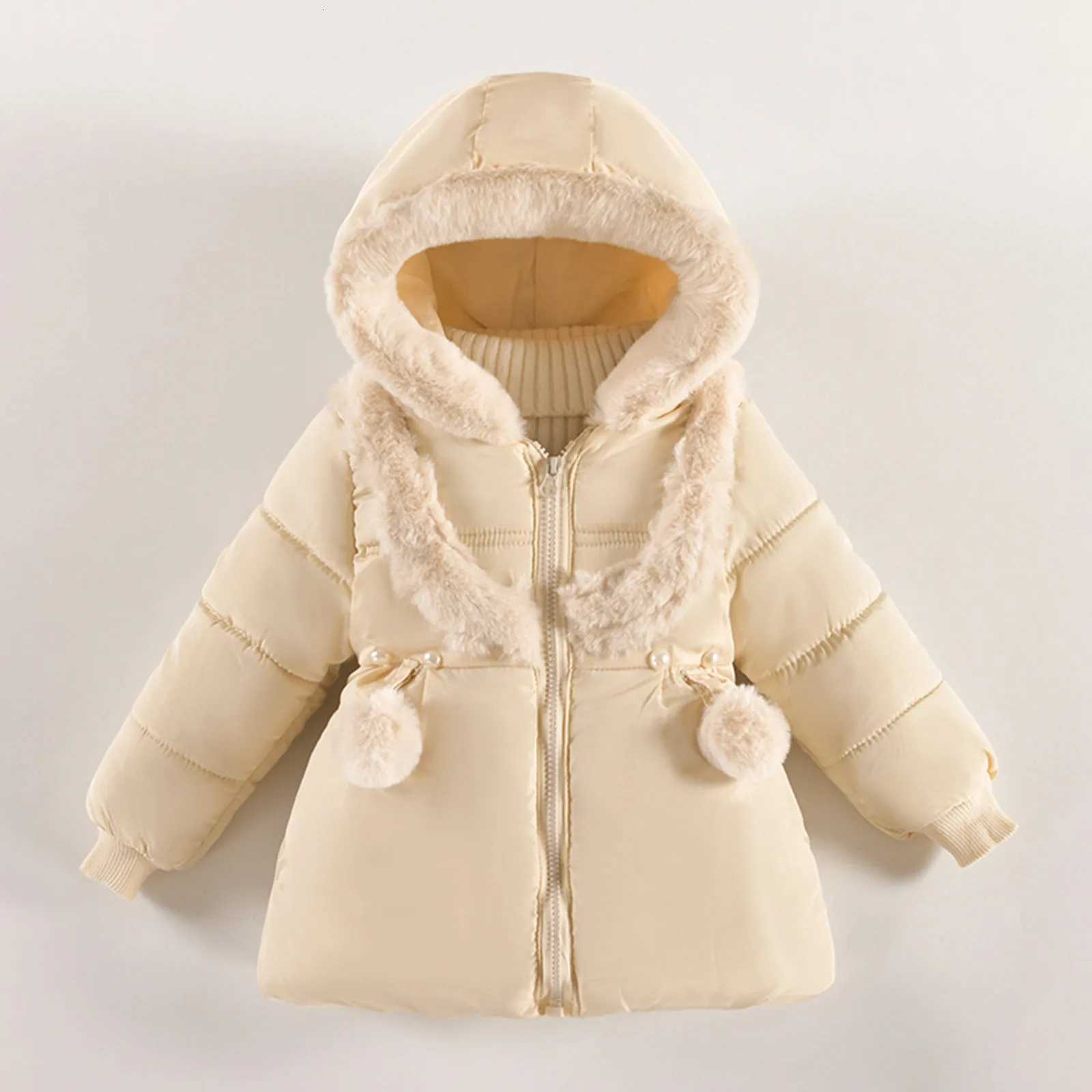 Toddlers Jacket Kids Coat Winter Baby Jacket Girls Boys Hooded Soild Toddler Outwear Zipper Windproof Warm Kids Ski Coats GirlsT251016