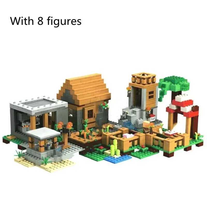1315pcs The Village Special Edition Building Blocks With Steve Action Figures Compatible My World Set Toy 21138 L251016