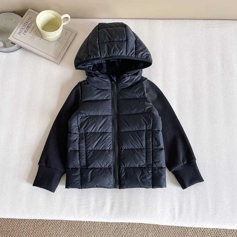 Kids Clothes Winter Coats New Koreanstyle Slim and Lightweight Down Hooded Jacket Top Winter Boys and Girls Warm OutwearT251016