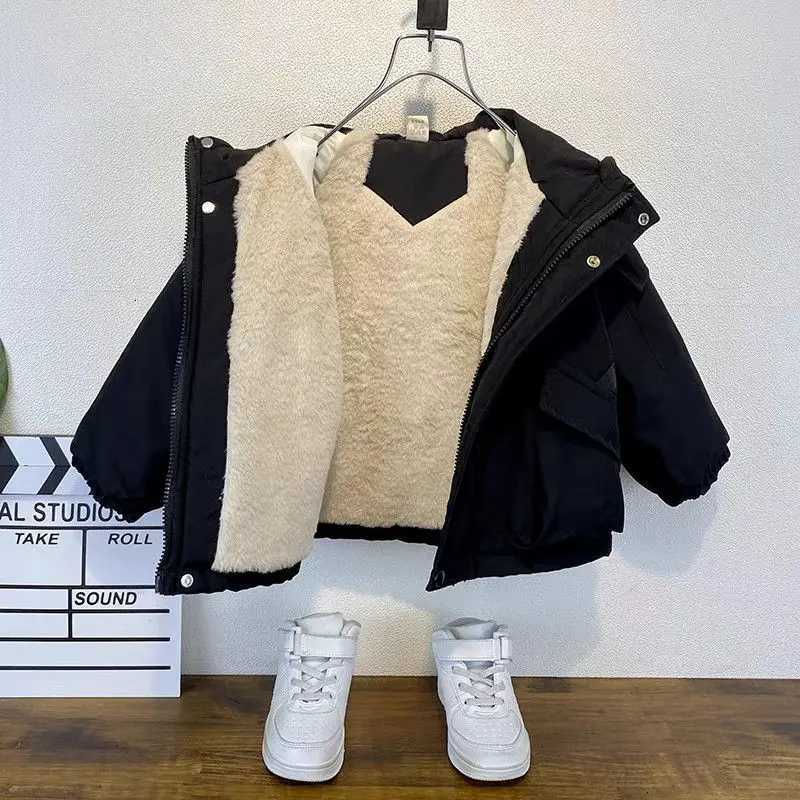 Kids Boy Lightweight Down Jacket Autumn Winter Coats Children Girl Warm Hooded Outerwear Teen Casual Cotton Clothes A09T251016