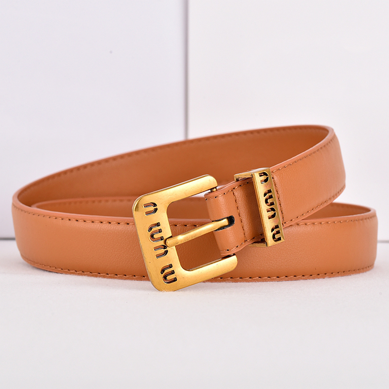 Fashion Luxurys Womens Designer Belts Genuine Leather Belt Woman Waistband Mens Thin Golden Red Buckle Belt 2.8cm nice goods with box beatiful