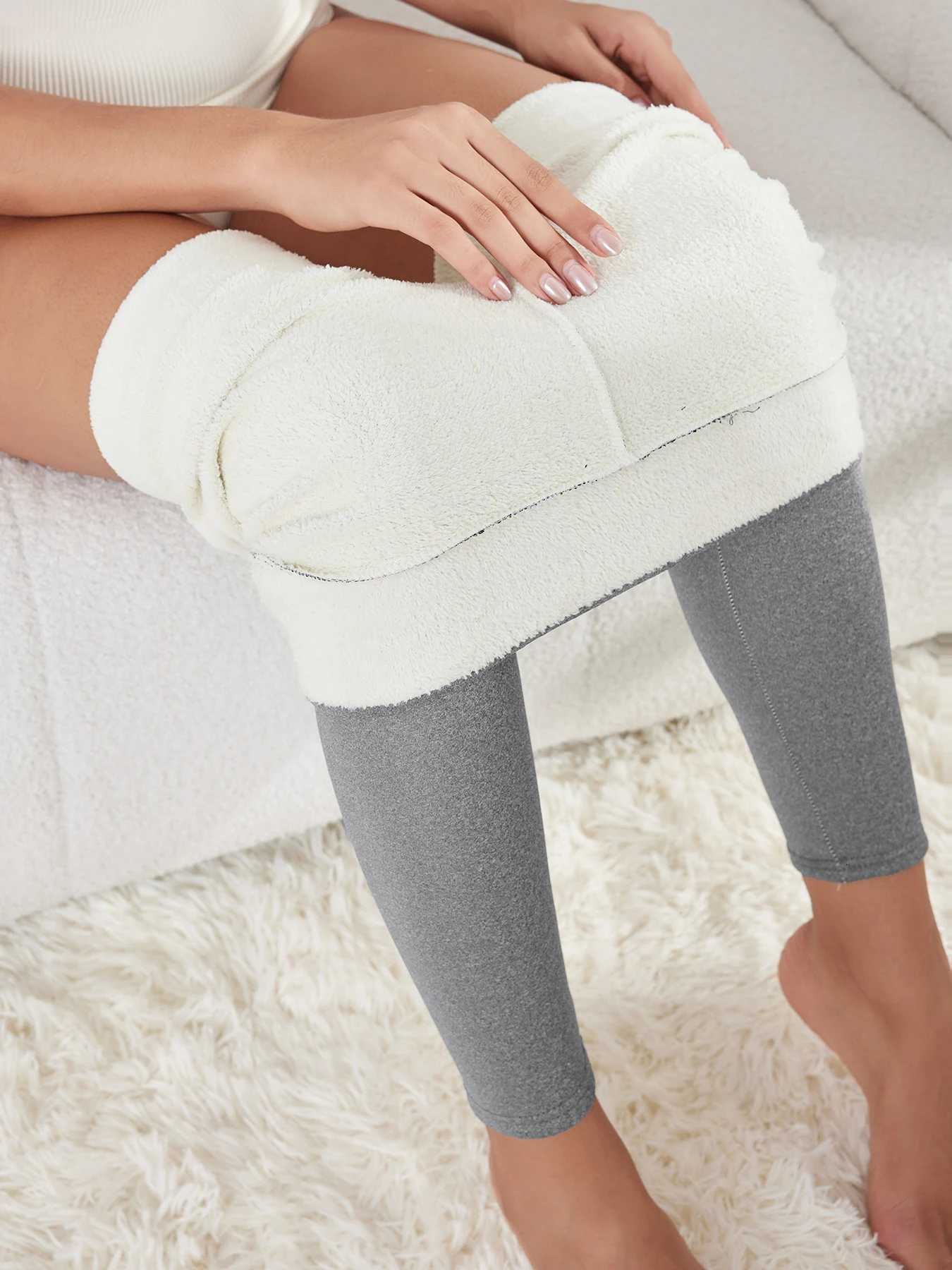 Winter Womens Fleece Lined Thermal Velvet Leggings Slimming High Waist Super Warm Trousers For Cold WeatherT251016