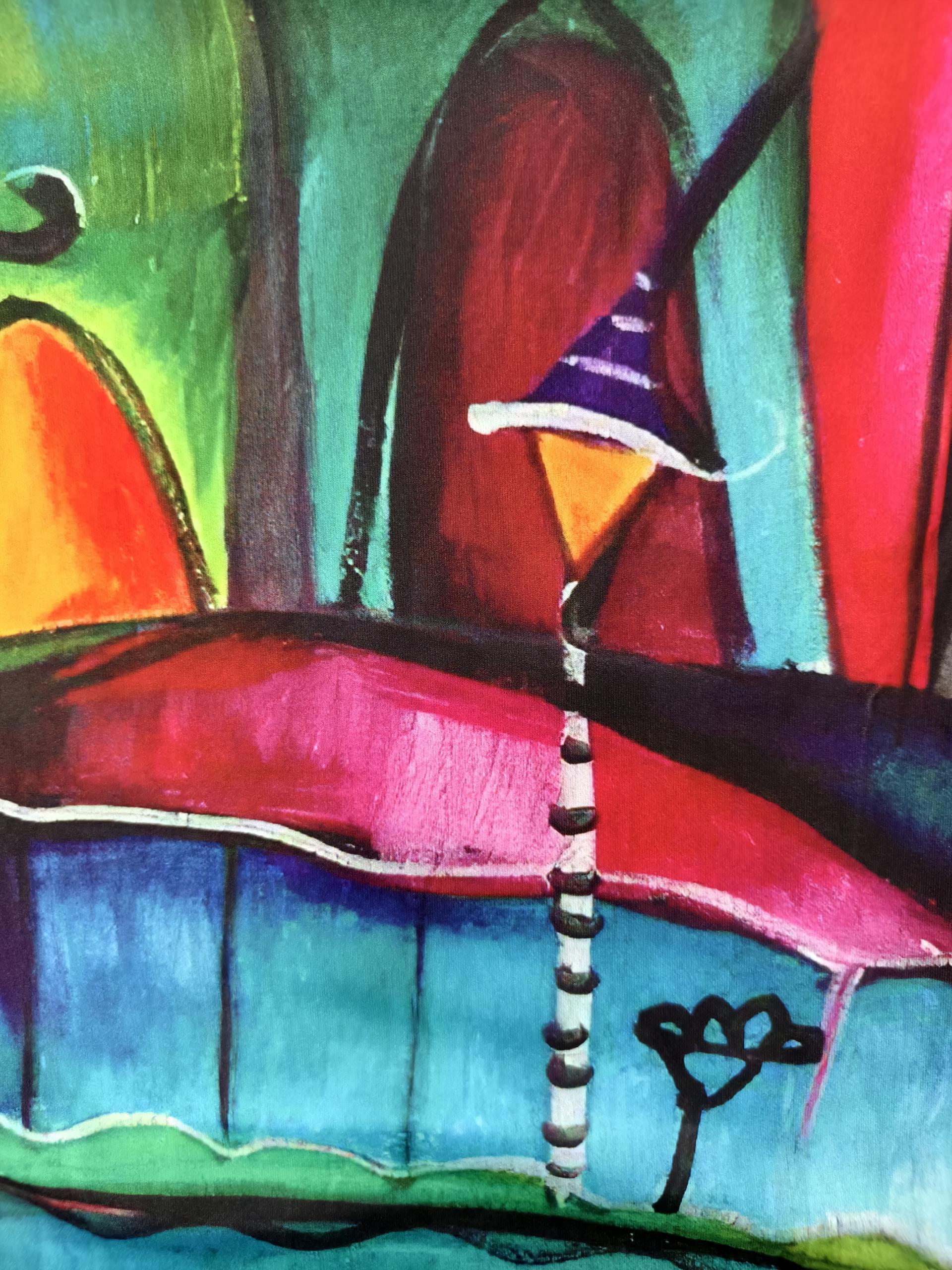 Women's Plus Size Comic Printed Casual Loungewear Short-Sleeve T-Shirt - Spring Summer Vacation Milk Silk Top-YL25203