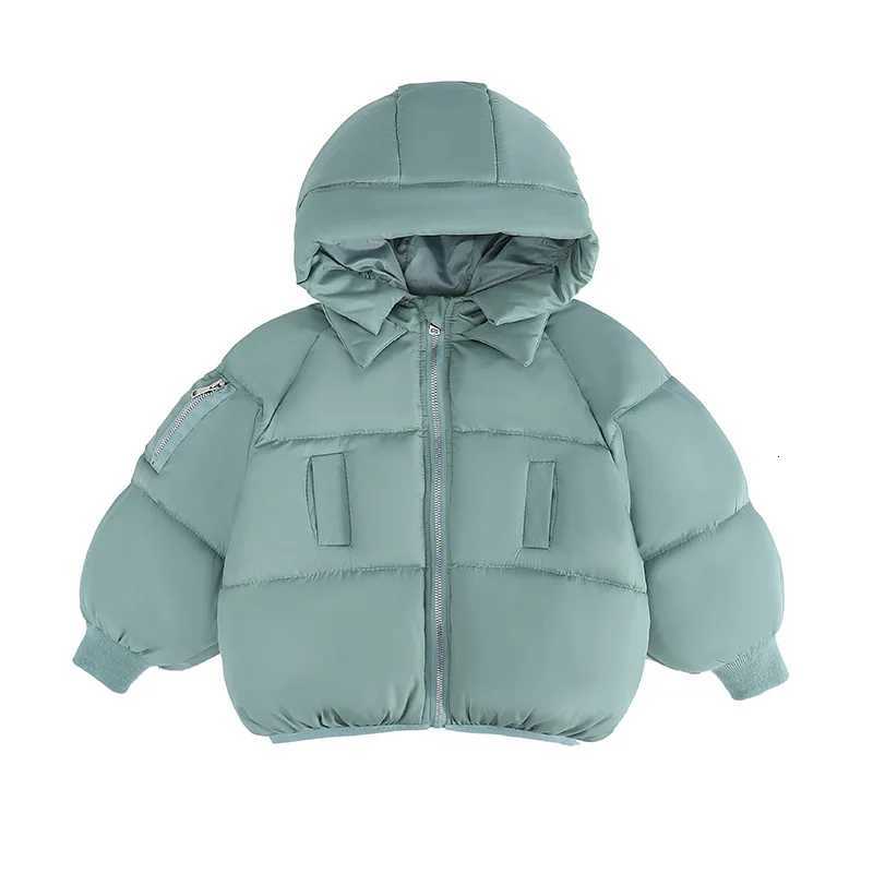 Childrens cottonpadded jackets boys jackets girls cottonpadded jackets mediumsized childrens hooded clothesT251016