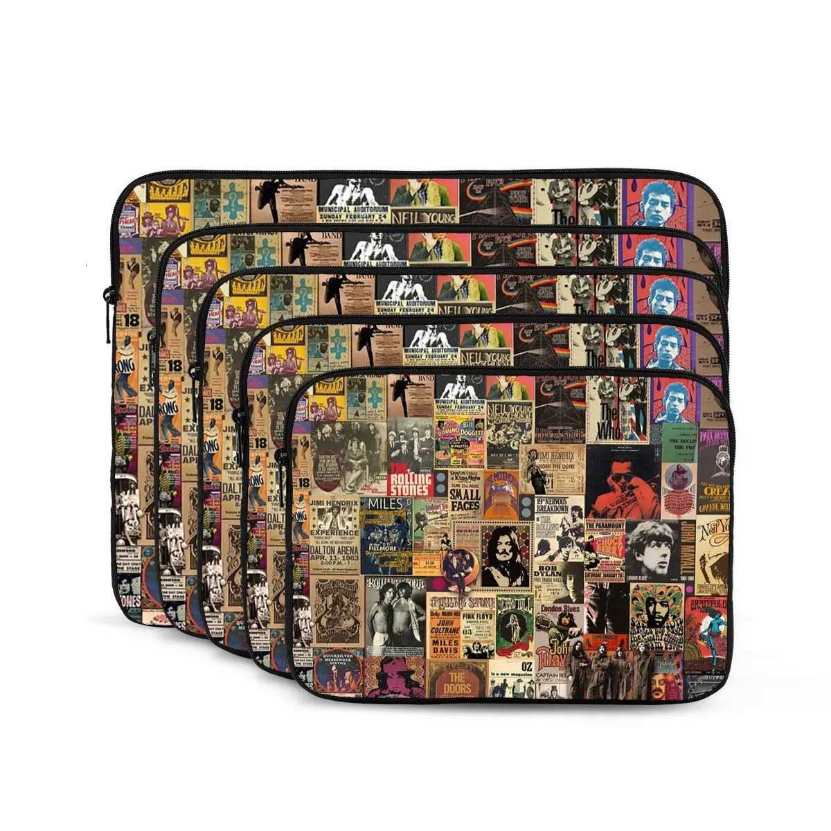 Rock N Roll Stories Notebook Laptop Bag Case Pouch 10 12 13 15 17 Inch Notebook Sleeve Cover Bag Tablet Shockproof Case BagW251015