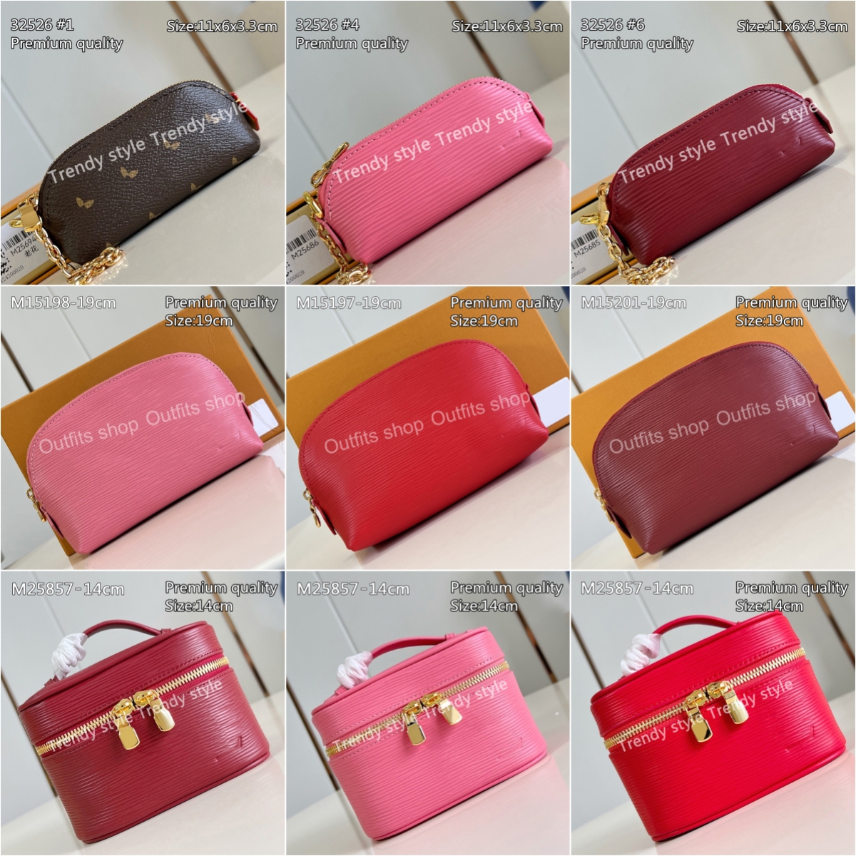 Makeup Bags Pouch Cosmetic Pack Women Bag Cases Travel MakeupBag Casual Handbags Purses 11 Colors with Gift box