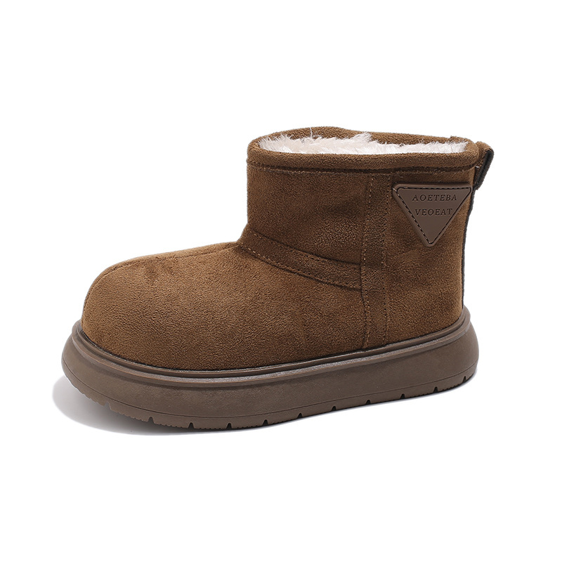 Design Kids Children's Snow Fashion Plus Veet Thick Head Walkfashion Girls Boys Cotton Shoes Boots Sizes US9C-US4Y W dh1922389