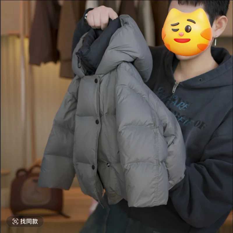 Fake Two Down Cotton Jackets Autumn Winter Short Casual Handsome Korean Simple Cute Allmatch Childrens Clothing TrendT251016