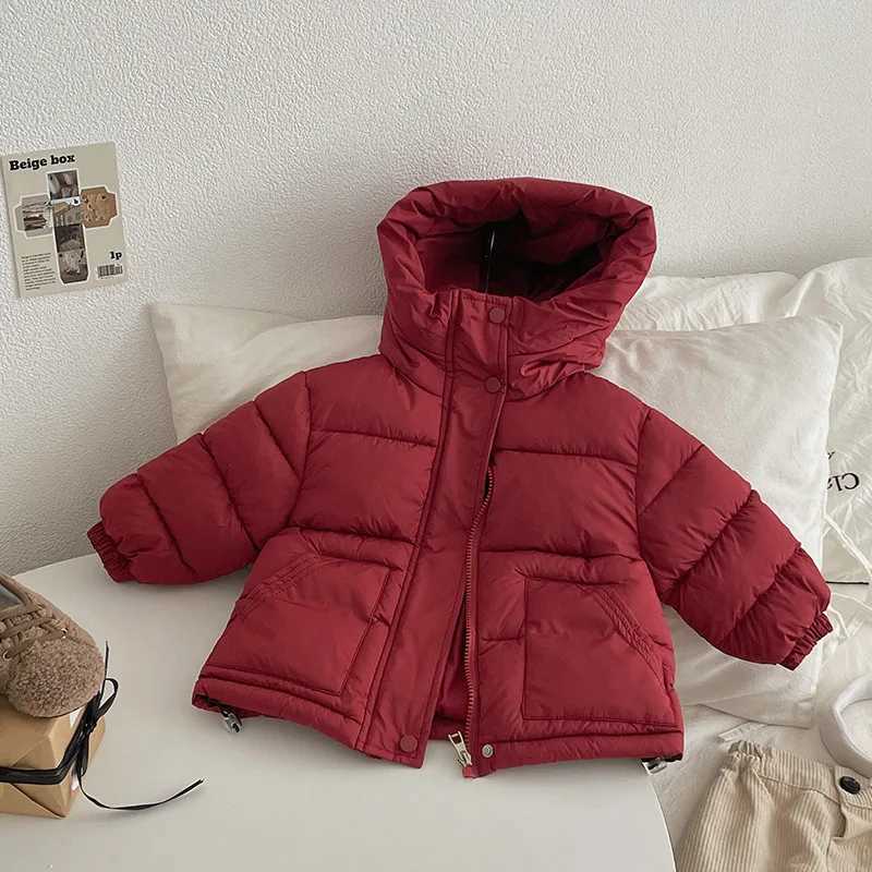 Childrens Down Cotton Jacket Winter Thick Coat New Cotton Jacket for Boys and Girls Babys Stylish Warm HoodedT251016