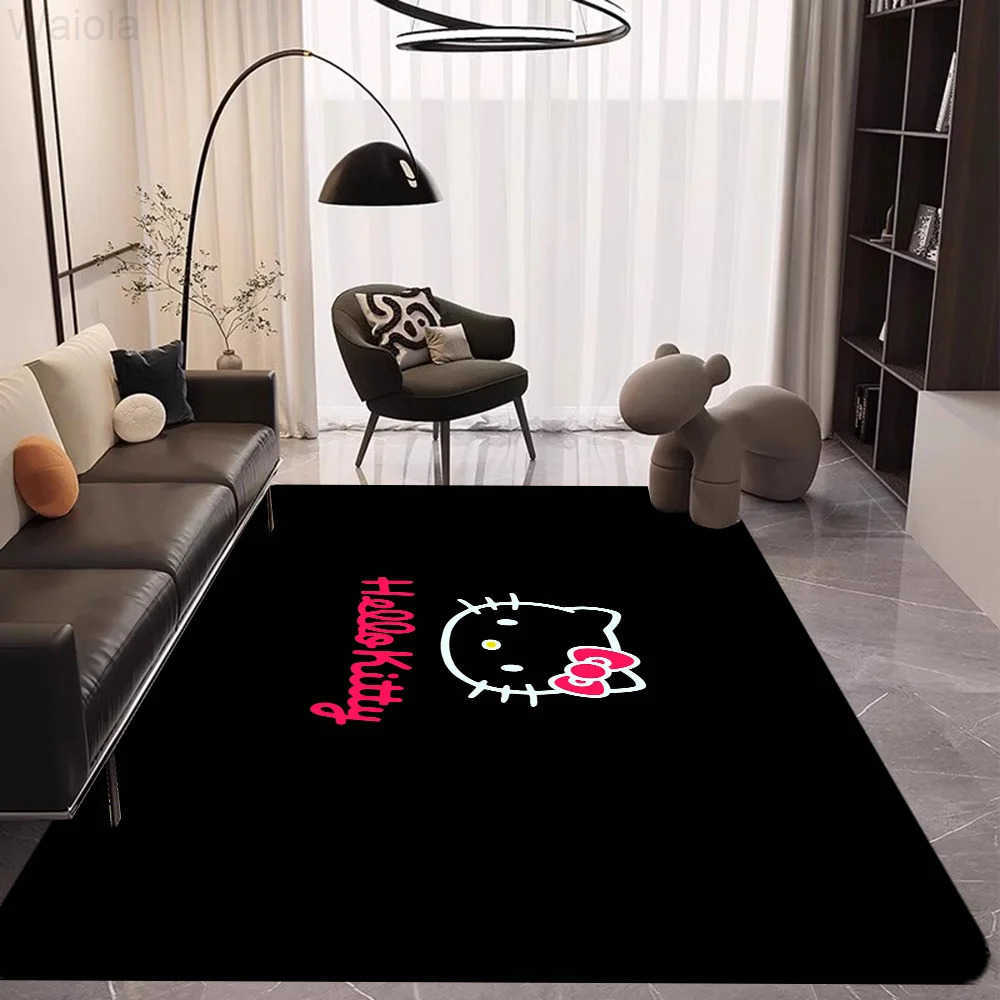 Sanrio Hello KKitty Floor INS Style Soft Bedroom Floor Mat Rectangle Antislip Home Soft Badmat Front Door Indoor Outdoor Mat Hotel L251016