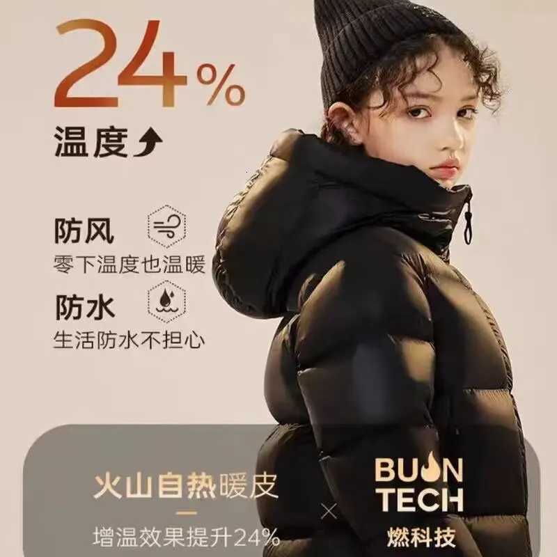 Childrens Parkas Boys Winter Warm Coats Teen Fashion Hooded Jackets Thicken Kids Winter Outdoor Coat Baby Parka NewT251016