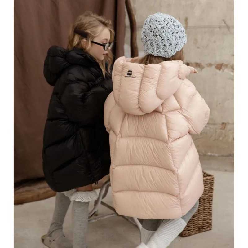 2025 Girls Winter Clothing Three Proof Down Cotton Jacket Loose Casual Cotton Coat Baby Children Cotton Coat Girl TrendyT251016