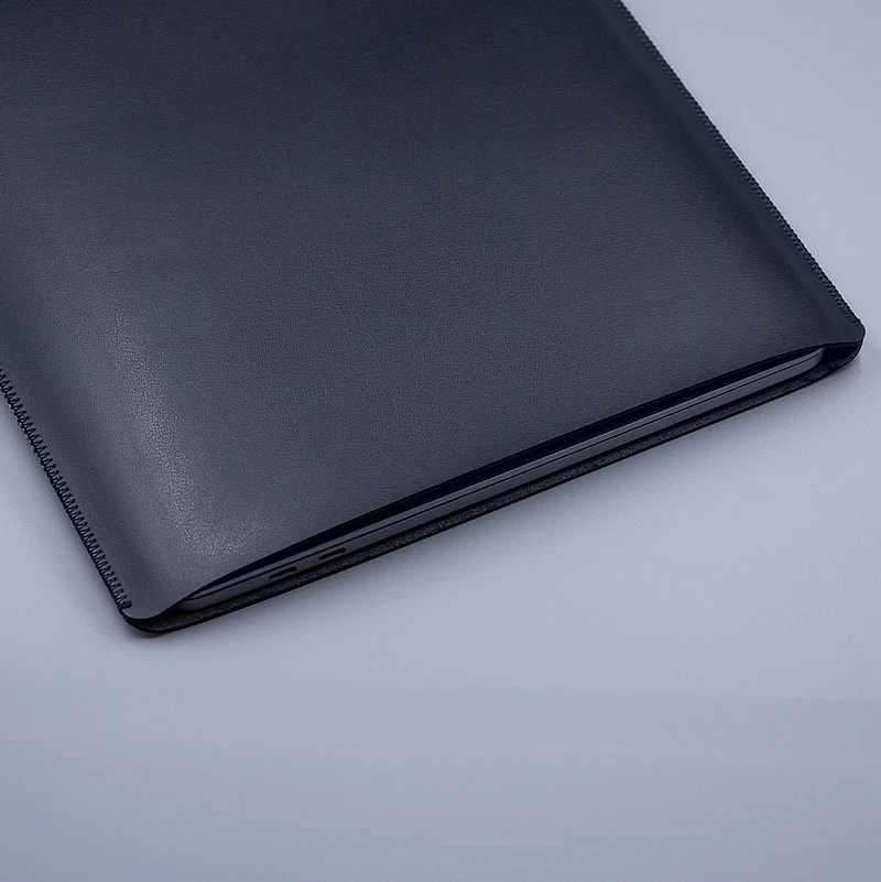 High quality Cover Case For Apple MacBook Air 2025 15inch M4 Pro13 14 16 leather UltraThin Super Slim Sleeve Pouch Laptop BagW251015