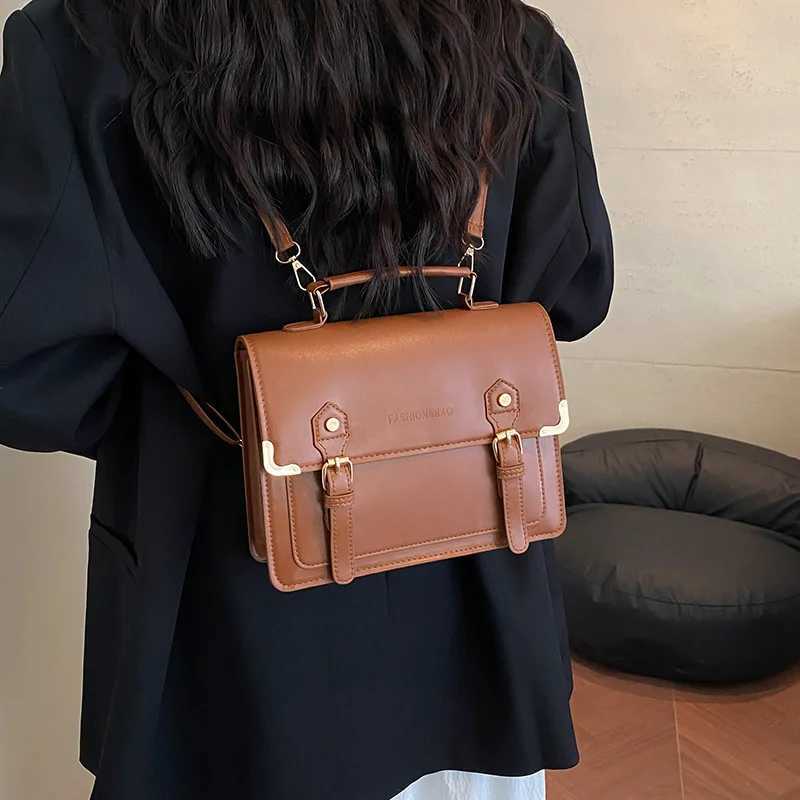 Womens Leather Backpack Large Back Pack for Women 2025 Fashion Vintage Luxury Designer Rucksack Female Backpacks School BagsT251016
