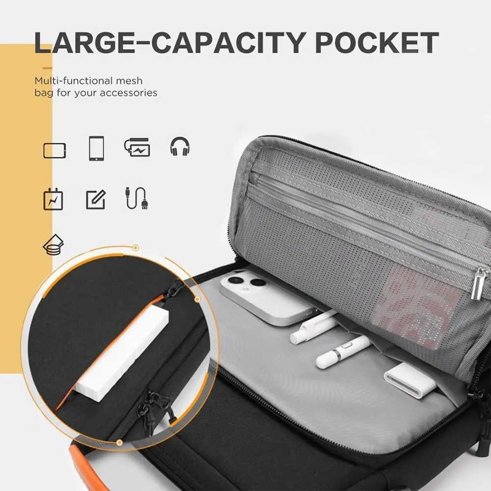 Universal 11133inch Tablet Sleeve Bag Large Capacity Shockproof Laptop Shoulder Bag Waterproof Multilayer Tablet Storage BagW251015