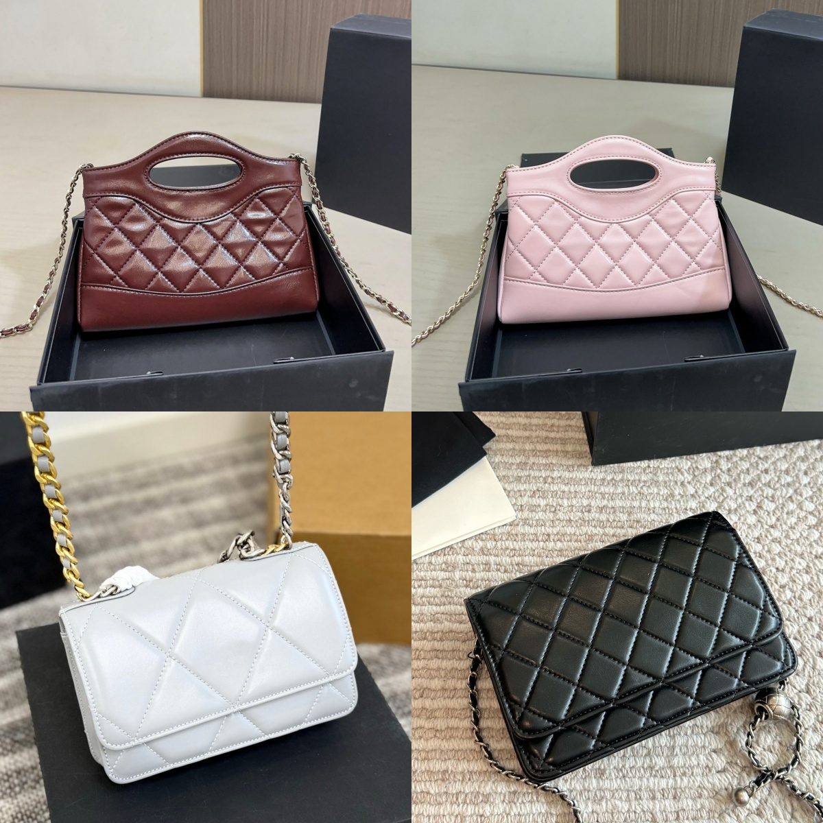 Designer Handbag High Quality Mini Crossbody Bag with Chain Shoulder Strap Small Tote Bag Womens Compact Crossbody Purse Casual Chic Flap Bag