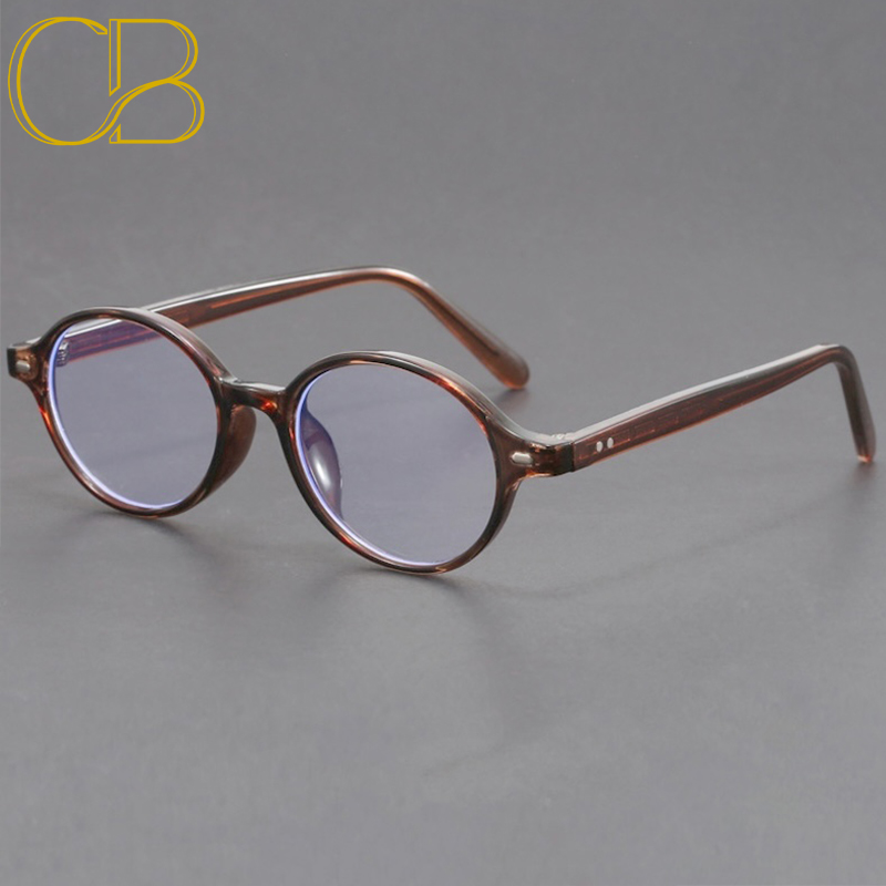 Blue Light Blocking Glasses Women Men Anti Blue Rays, Gaming Streaming Long Hours, Eye Protection, Small Round Oval Classic Nerd, Prescription Optical