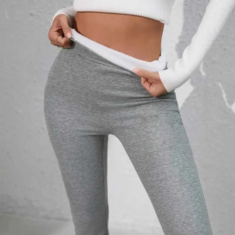 Embroidered Fleece Leggings Women High Waisted Thermal Plush Lined Thickened Tights for Winter Warmth Slimming Fashion TightsT251016