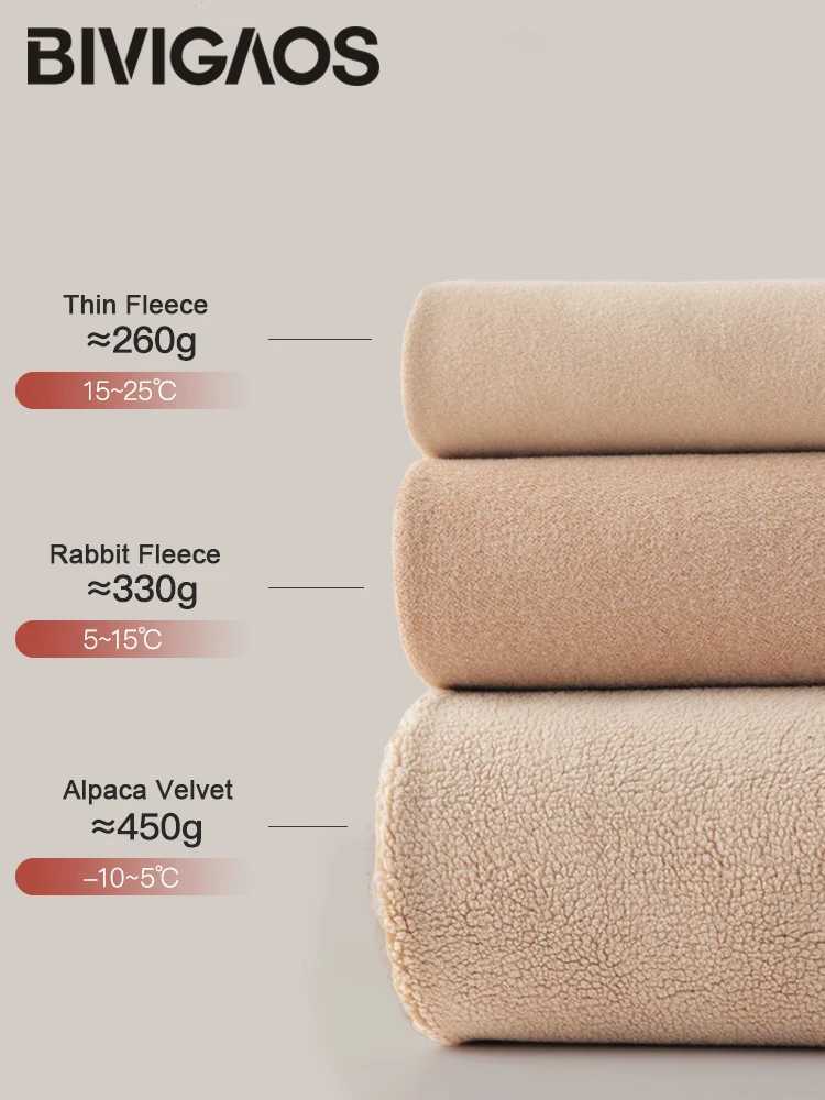 BIVIGAOS Autumn Winter High Waist Fleece Sharkskin Leggings Women Seamless Slim TightFit Velvet Thickened Elastic Warm leggingsT251016