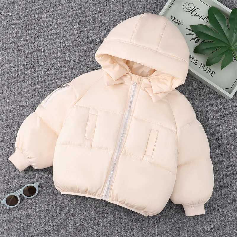 Childrens cottonpadded jackets boys jackets girls cottonpadded jackets mediumsized childrens hooded clothesT251016