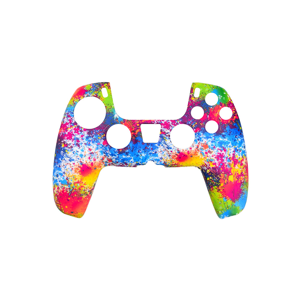 Graffiti Silicone Controller Cover for PS5 Stylish Anti-Slip Protective Skin for DualSense