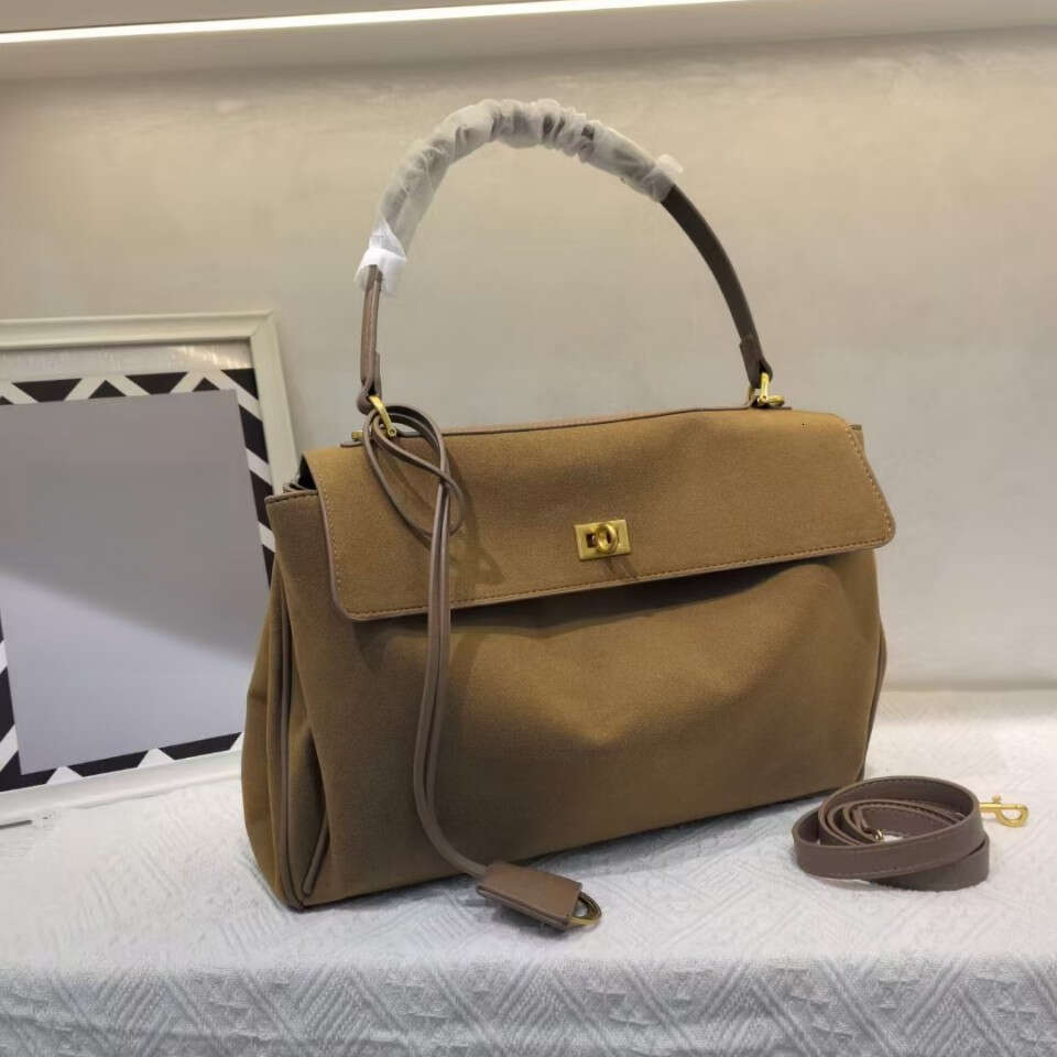 New Rodeobag Crossbody Matte Leopard Print Tote For Women Large Capacity Underarm Bag Commuting Essential B5