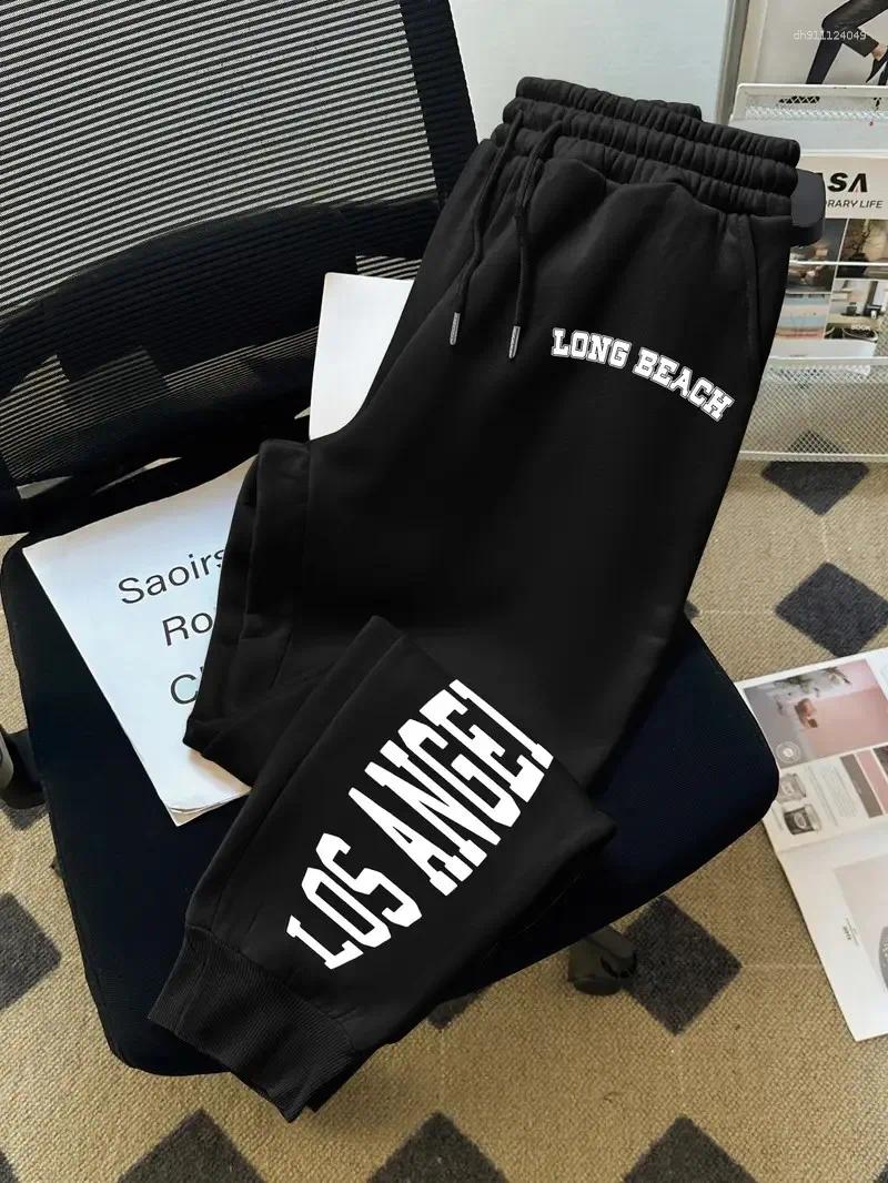 Men's Pants The Trousers For Spring And Autumn 2025 Are Comfortable Soft Casual Fashionable With Letter Prints