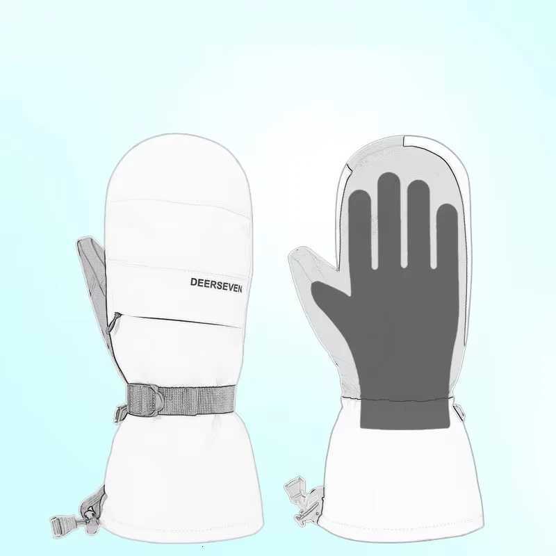Winter Men Women Ski Mittens Windproof Warm Waterproof TouchScreen Fleece Nonslip Snowboard Snowmobile Cycling Skiing Gloves Y251015