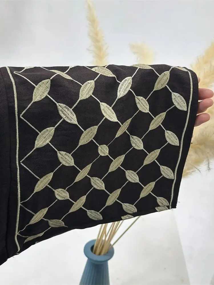 Open Muslim Kimono Abaya Dubai Elegant Kaftan Modest Dress Abayas For Women Islam Caftan Marocain Robe Arabe Femme Musulmane X2510161