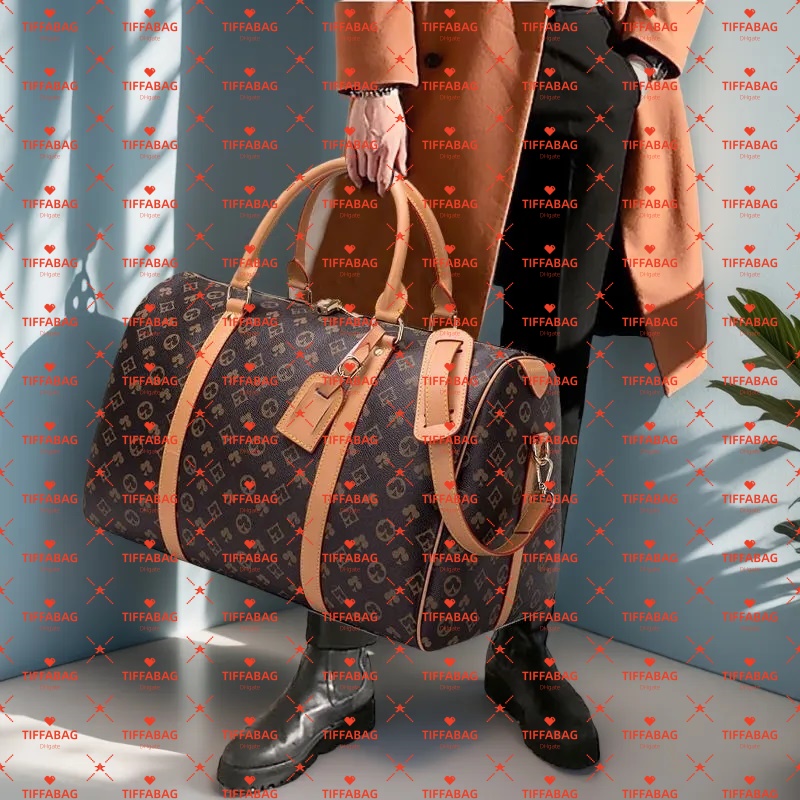 Designers duffel bags luxury men women travel bags leather large capacity holdall carry on luggage overnight weekender bag Handbag