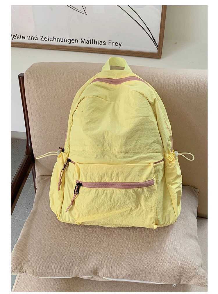 Miyagawa New Backpack Lightweight Versatile Fashion Casual Korean Version Backpack Students Traveling BackpacksT251016
