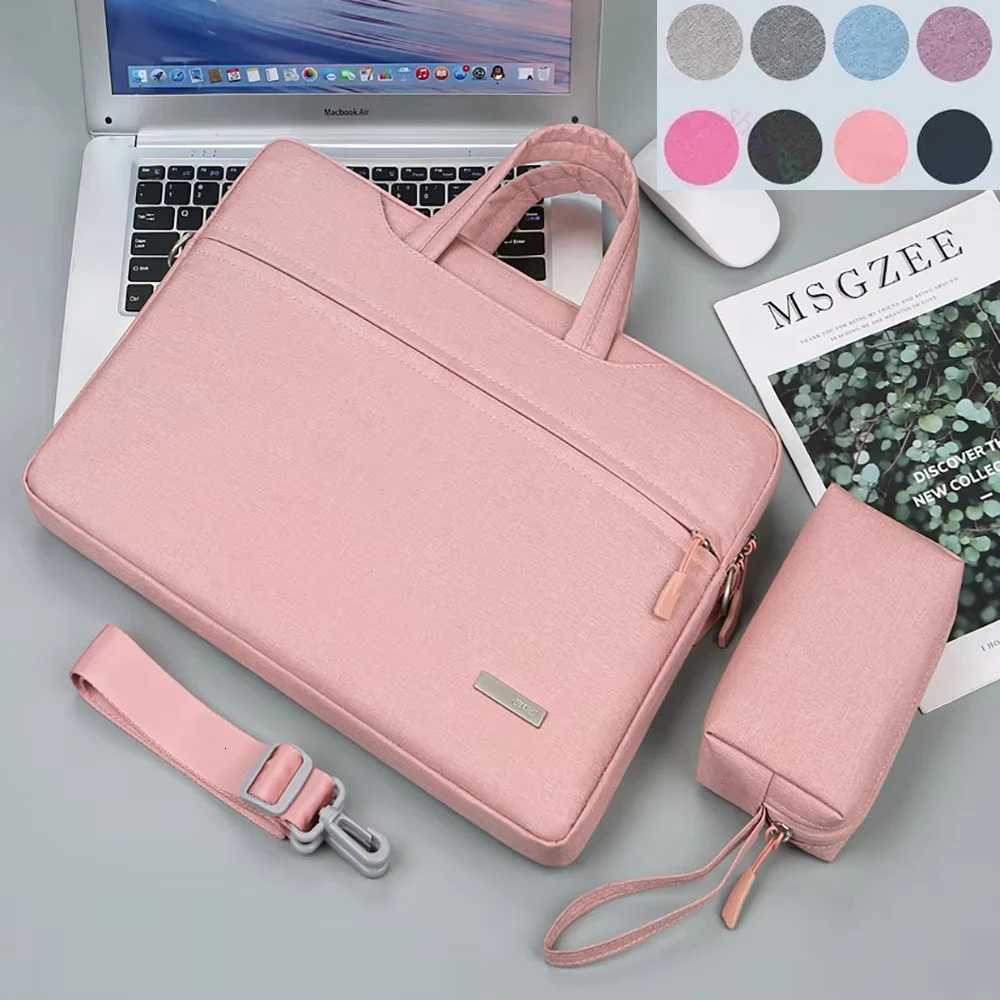 Laptop Bag Sleeve Case 12 133 156 14 inch Shoulder Notebook bag For Macbook Air Pro M1 Lenovo Dell Huawei handbag BriefcaseW251015