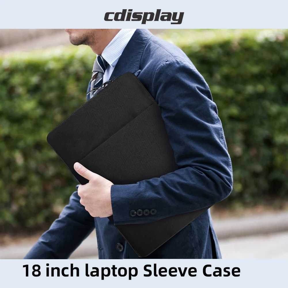 Cdisplay Laptop Bag 18 Inch Notebook Sleeve Case for MacBook Pro 16 14 Air 13 Portable Monitor Lenovo Dell Computer BagW251015