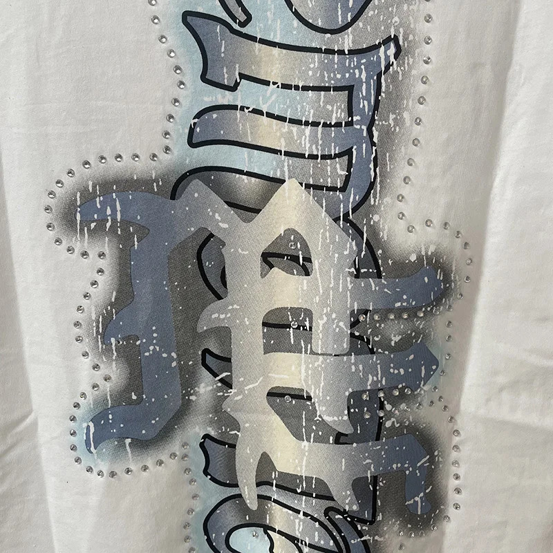 Classic Letters Baby Angel Print MIXED EMOTION Vest Men Women White Sleeveless TShirt Flash Diamond Tank Top With Tags 251015