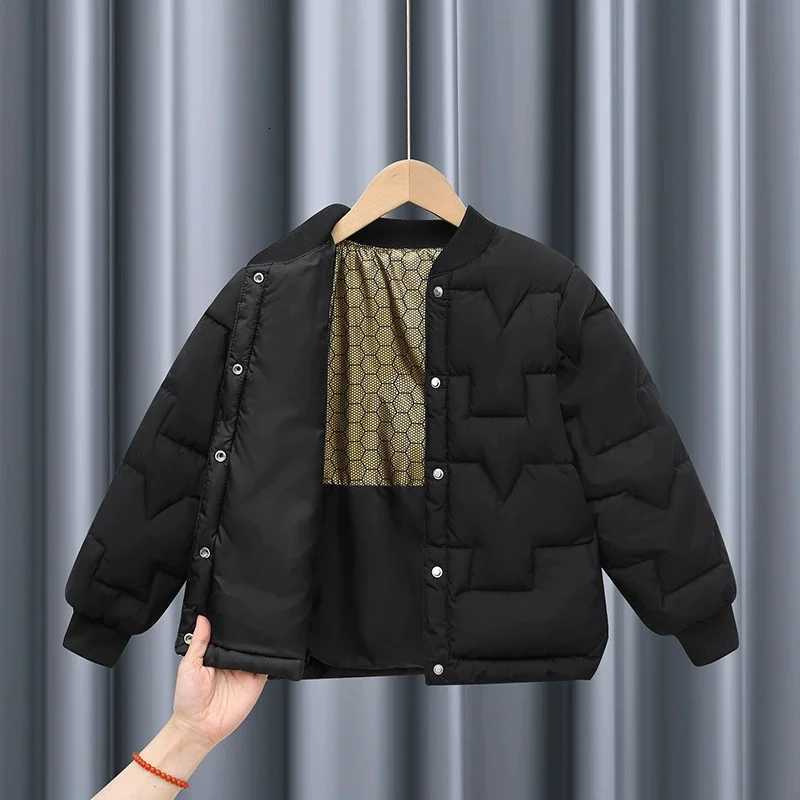 2025 Childrens Down Jacket Inner Liner Boys Girls Down Jacket Autumn Winter Thickened Warm Baby Baseball Uniform Student CoatT251016