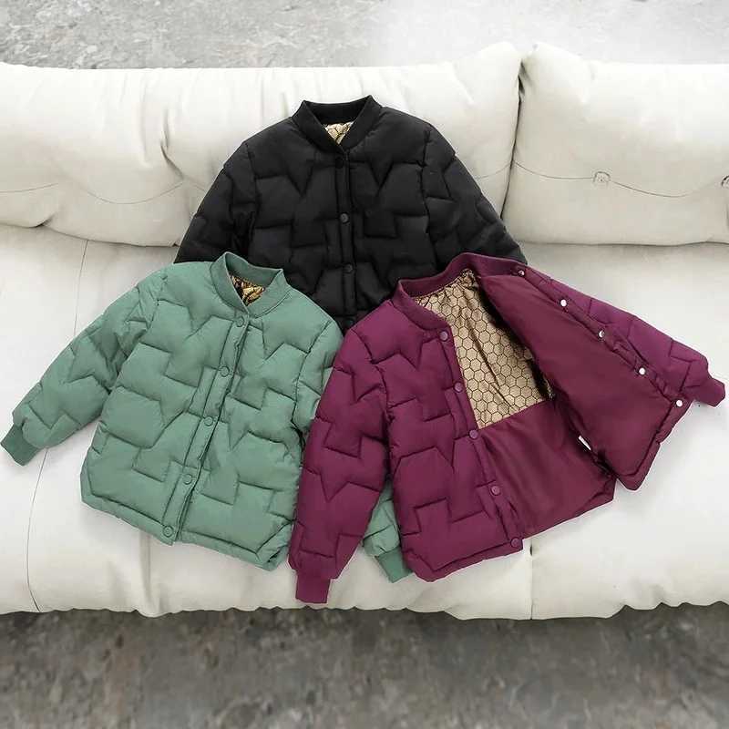 2025 Childrens Down Jacket Inner Liner Boys Girls Down Jacket Autumn Winter Thickened Warm Baby Baseball Uniform Student CoatT251016