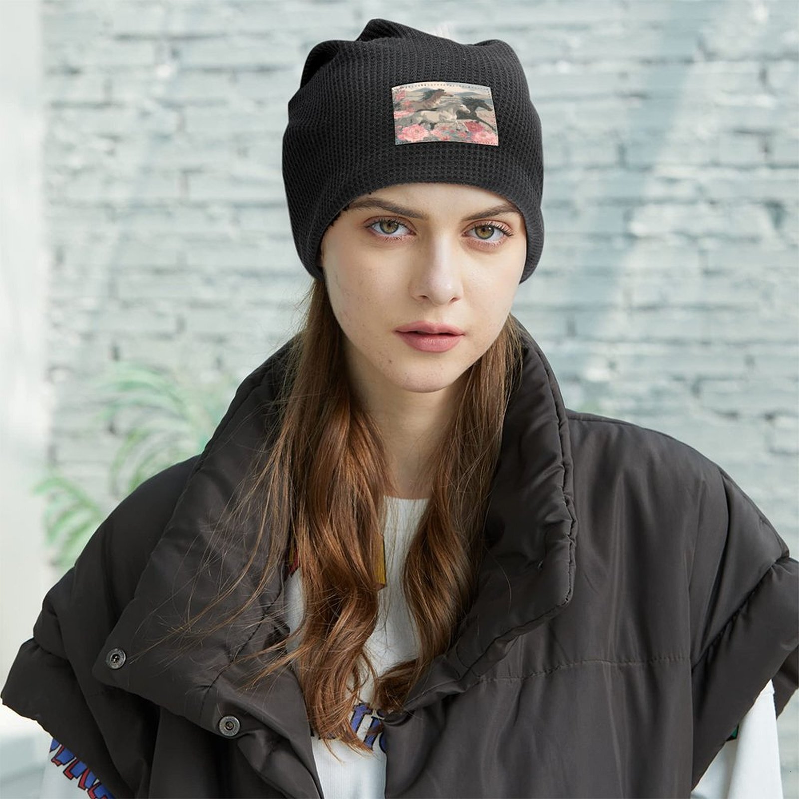 H Designer beanie hat luxury Horse Patterned beanie bonnet winter hat beanie mens womens beanie winter skull cap bobble hat polo beanie H38