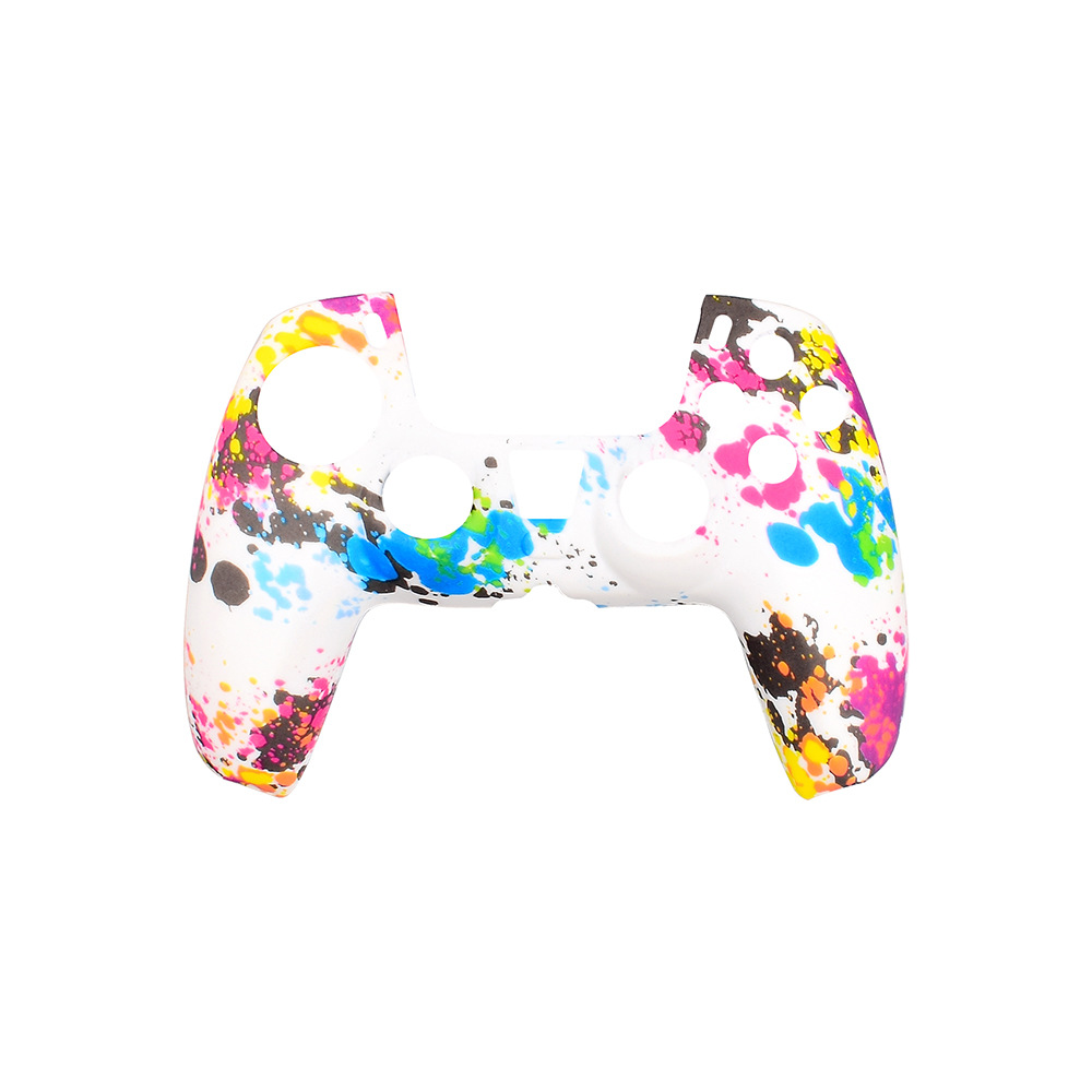 Graffiti Silicone Controller Cover for PS5 Stylish Anti-Slip Protective Skin for DualSense