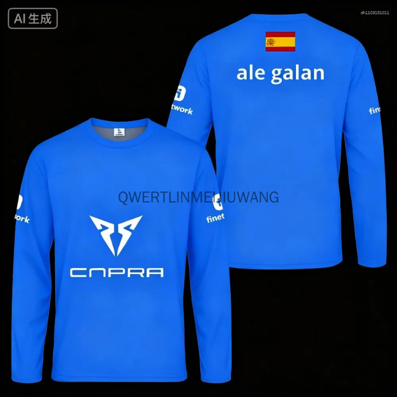 Men's T Shirts 2025 Padel Sport Round Neck Autumn Breathable 3D Printed Long Sleeved T-shirt Outdoor Casual Loose Sports