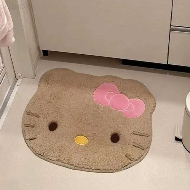 Sanrio Hot Hello Kitty Carpet Doormat Foot Mat Living Room Bedroom Bedside Household Decoration 60120Cm Kawaii Anime New Style L251016