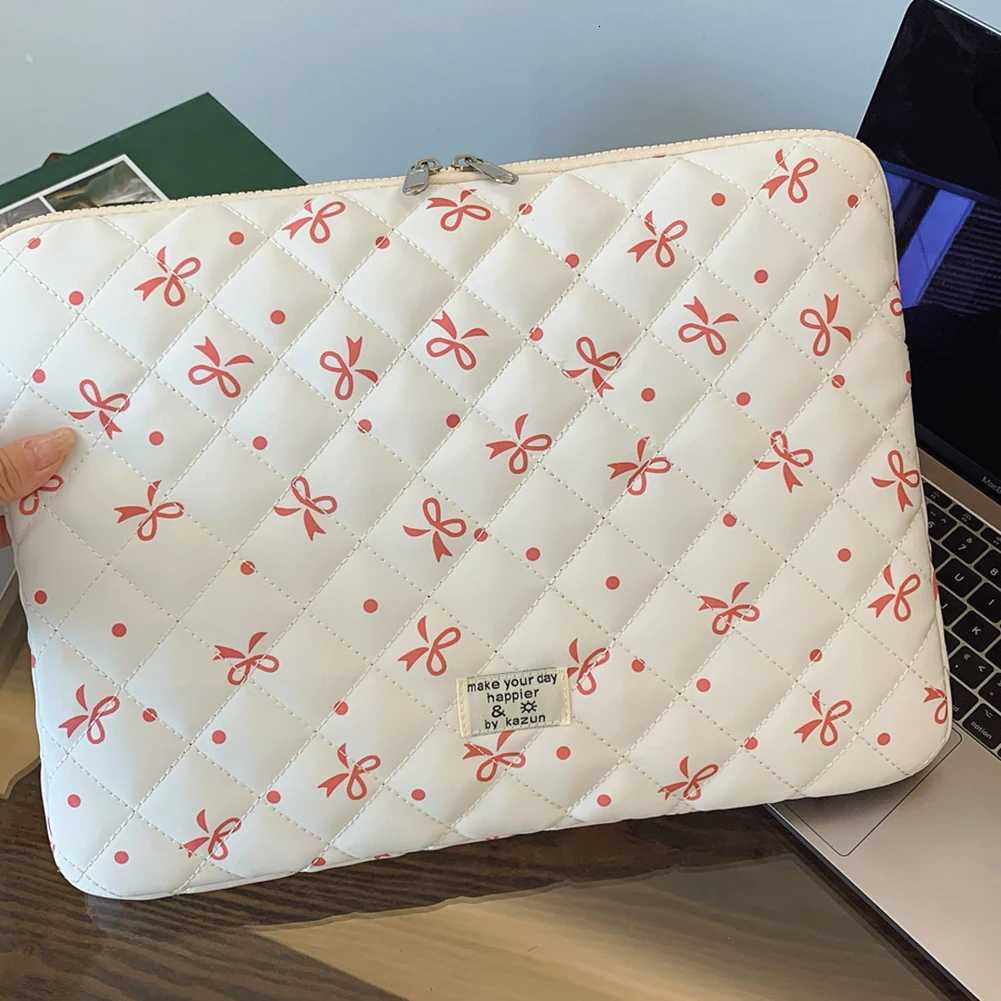 Flower Cute Laptop Sleeve Bag with Zipper Laptop Notebook Case Cover Computer Protect Case Pouch Pad Tablet Shockproof BagsW251015