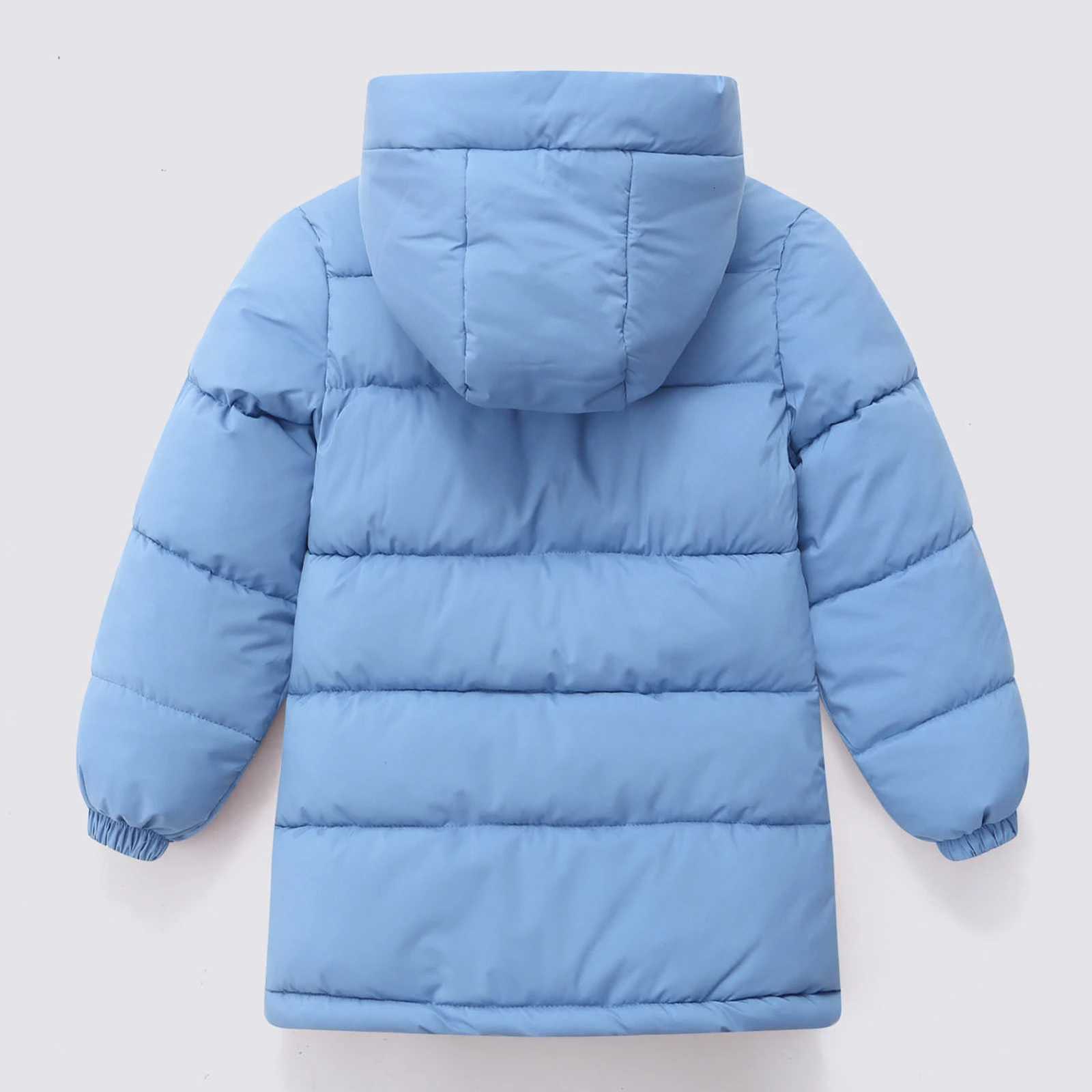 Girls Boys Puffer CoatChildrens Down Cotton JacketKids Warm CoatWindproof Big Pocket OuterwearTeens Winter CoatThick ParkaT251016