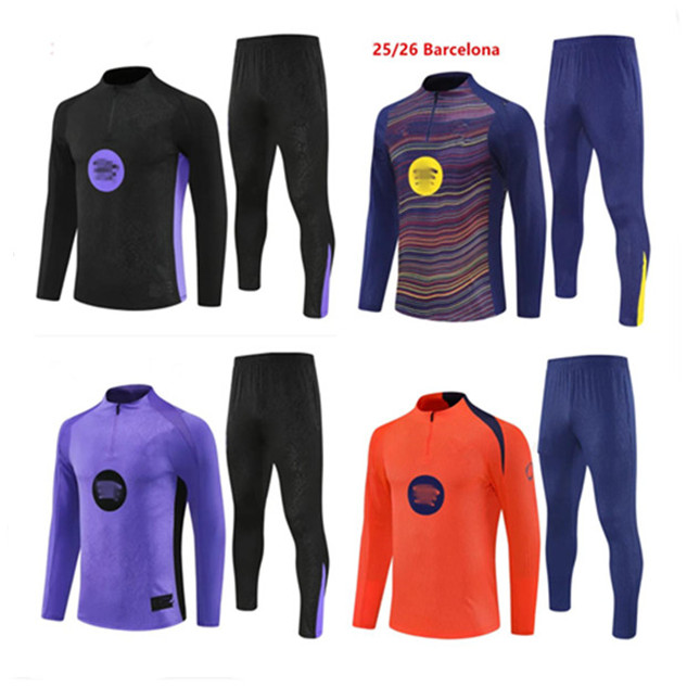 2025 2026 Barcelonaes soccer TRACKSUIT LAMINE YAMAL soccer training suit 2025/2026 Barce soccer tracksuit training suit men and kids SET tracksuit