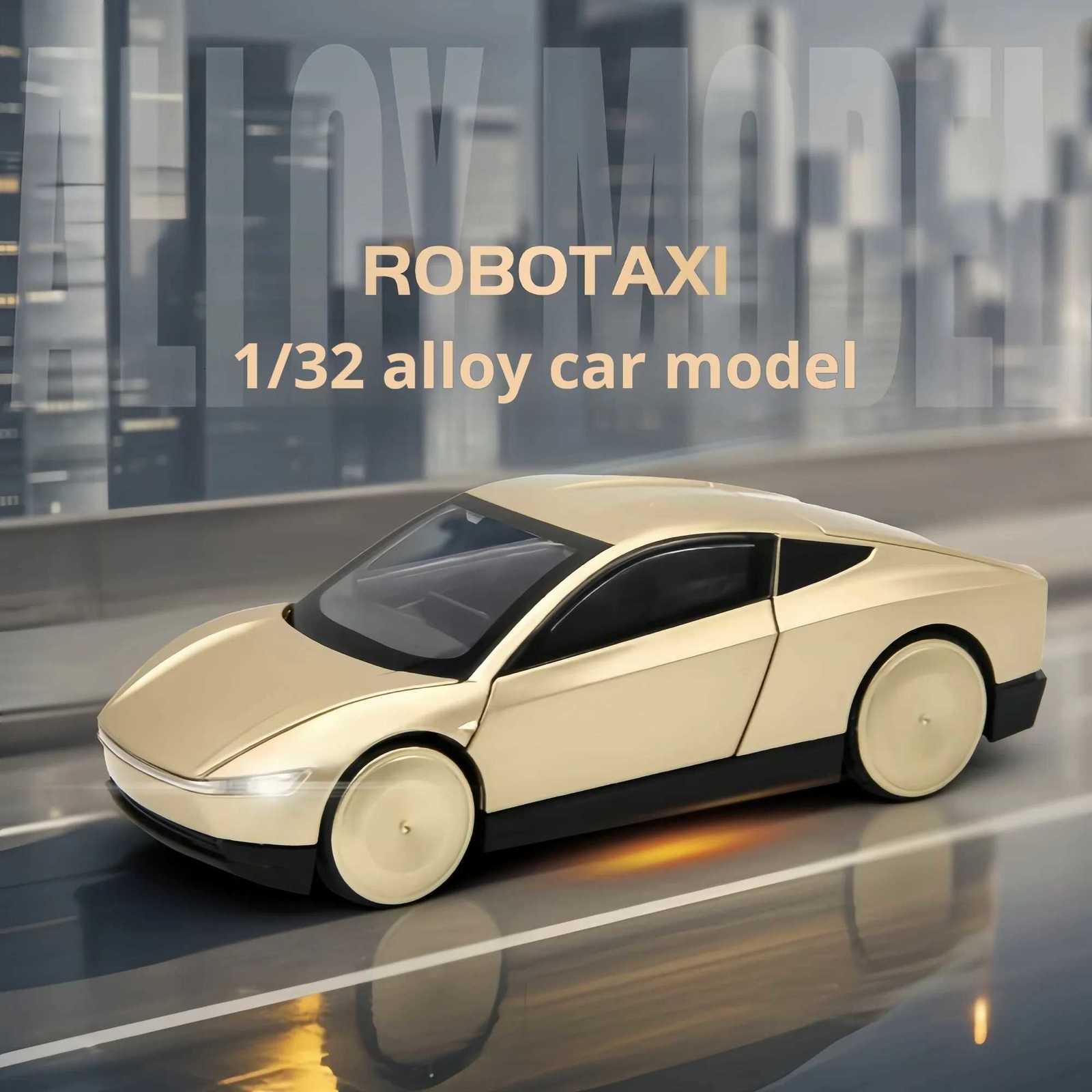 1:32 Tesla Robotaxi Pickup Alloy Car Model Simulation Huili Car Model Boy Metal Toy Car Ornament Gift M251016