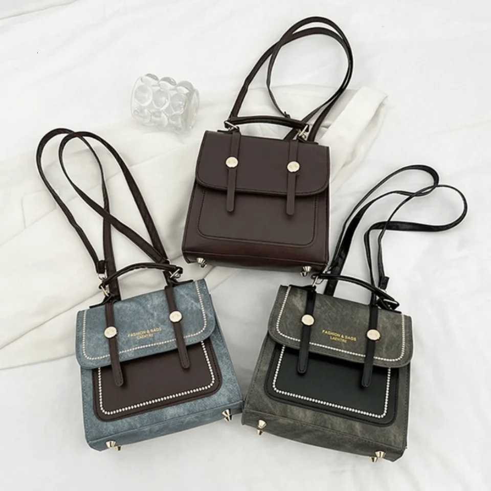 Level Bag Korean Style Travel Backpack Portable Retro Crossbody Bag Multifunction Women Shoulder Bag WomenT251016