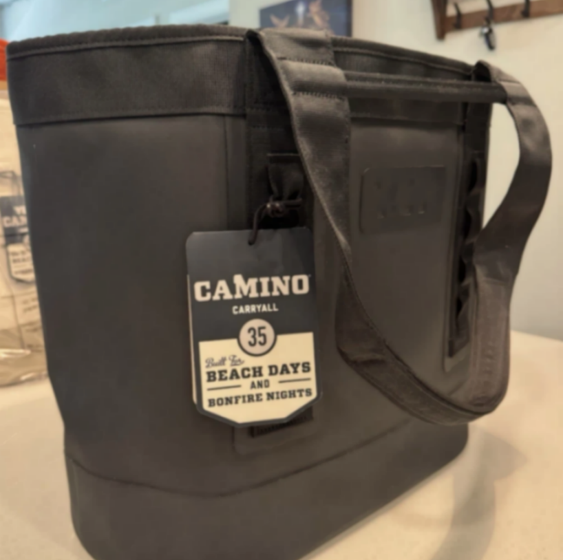 Ship From US Camino 20 35 Tote Bags Picnic Lunch Bag Carry All Large Bag Dividers Utility Boat and Beach Waterproof Fishing Outdoor Totes Power Pink black