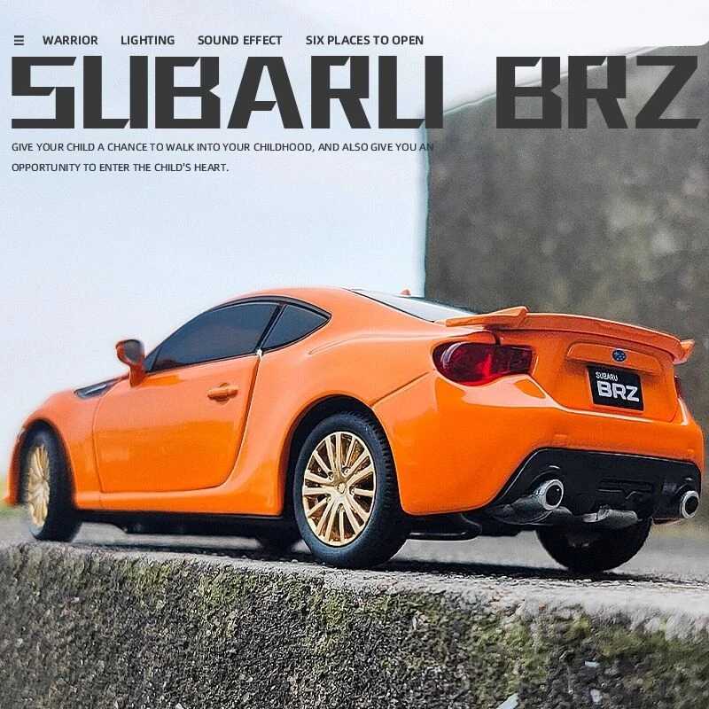 1:32 Subaru BRZ Alloy Sports Car Model Diecast Simulation Metal Toy Vehicles Car Model Sound Light Collection Childrens Toy Gift M251016