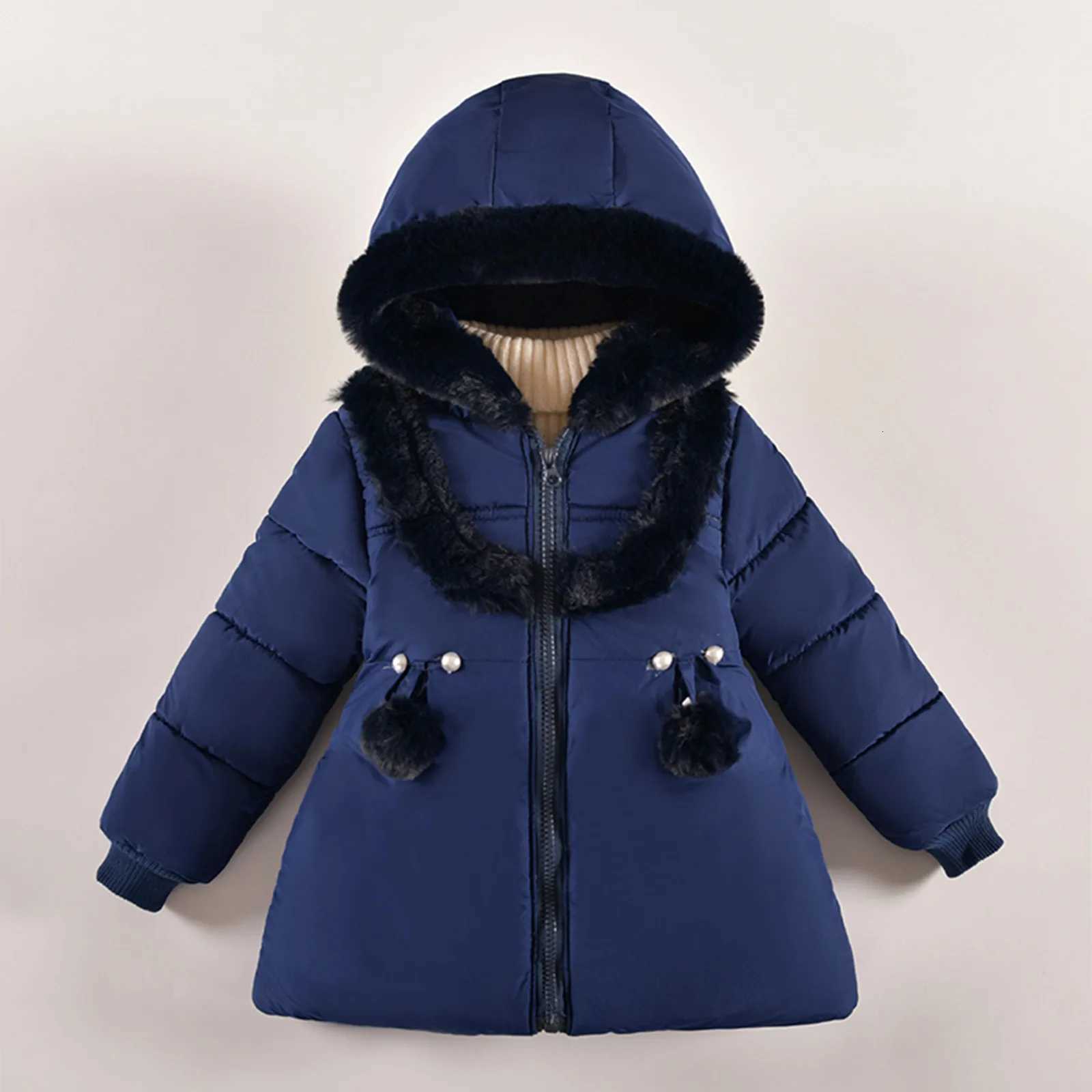 Toddlers Jacket Kids Coat Winter Baby Jacket Girls Boys Hooded Soild Toddler Outwear Zipper Windproof Warm Kids Ski Coats GirlsT251016