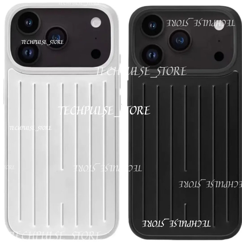 RIM Phone Suitcase Designer Case For Apple Iphone 17 Pro Max 16 15 14 13 Polycarbonate Aluminum Alloy Magsafe Weave Back Cover Coque tech73 Funda Titanium